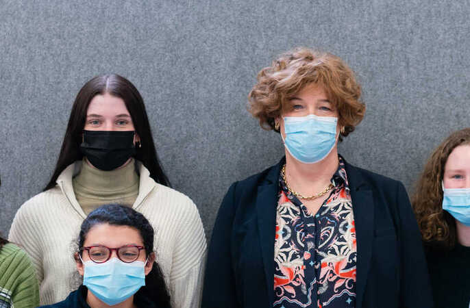 Ontmoetingsmoment Rector Petra De Sutter